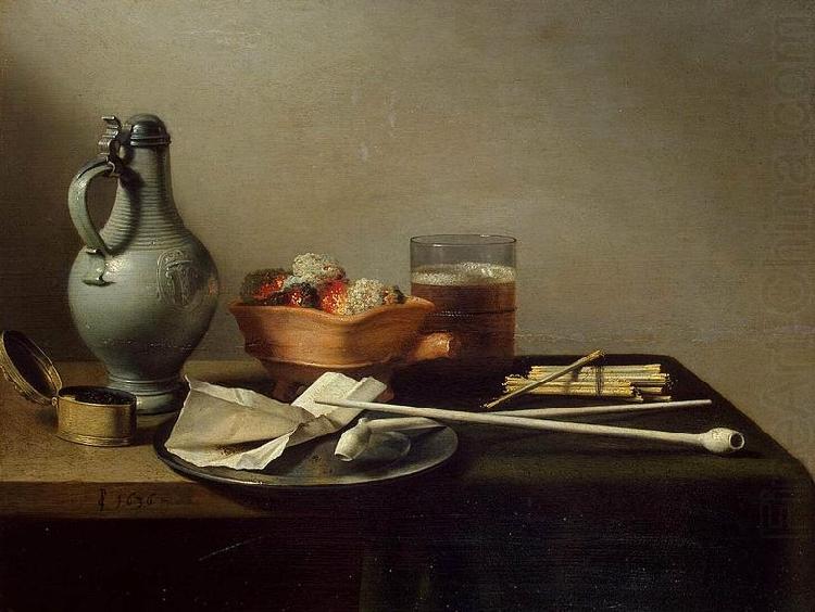 Pieter Claesz Tobacco Pipes and a Brazier china oil painting image